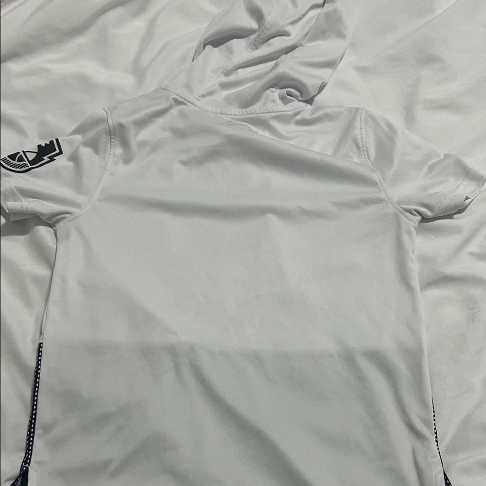 Under Armour White and Black Athletic Tee